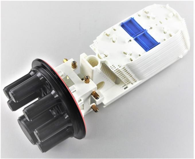 Caucho de fibra óptica del sillicon del ABS de los pp del cierre del empalme del sello mecánico de la bóveda, 505 (l) xd200mm de arriba max288core, GJS20-DM0