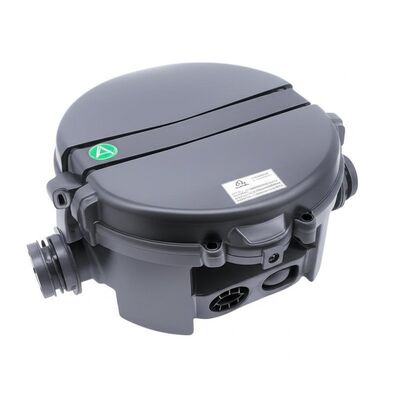 Cierre de empalme de fibra óptica tipo domo para bandeja 8 con 8 puertos para cable ovalado de 8 a 16, 74x54 y capacidad máxima para 9 bandejas